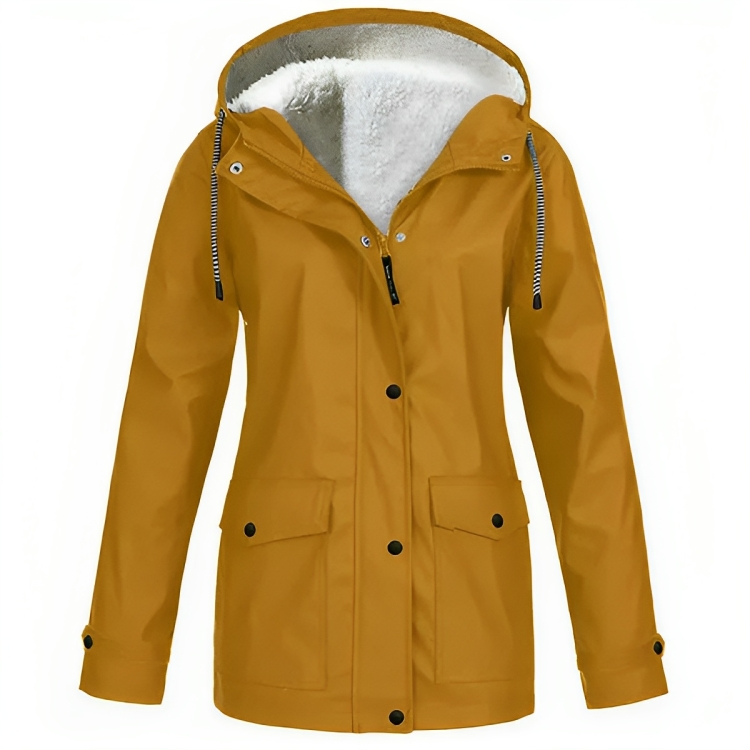 Drune | Warmer Fleece-Regenmantel