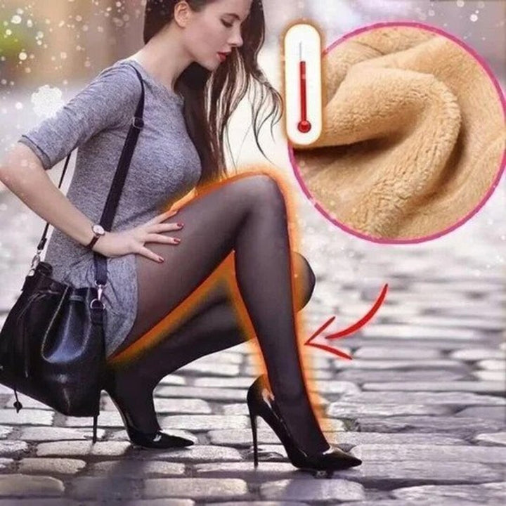 Drune | Warme Superstretch Plüschstrumpfhose