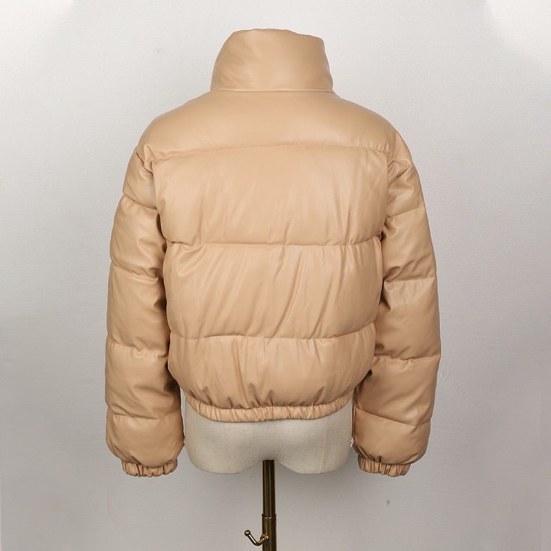 Hovis - Damen-Steppjacke aus wasserabweisendem Leder - FashionWOLF