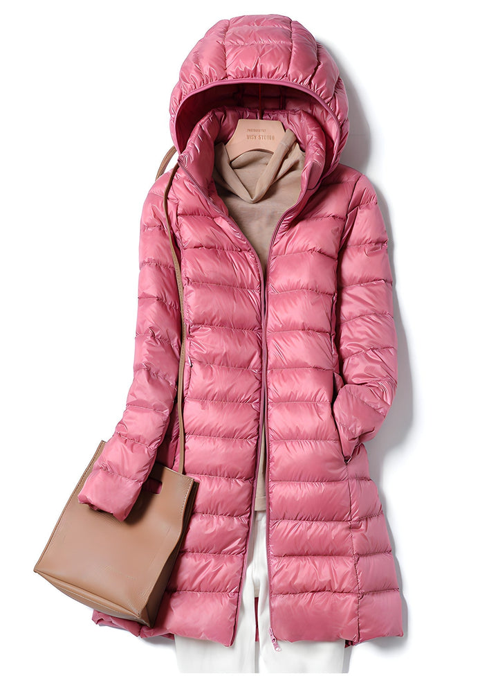 Drune Lange Daunenjacke für Damen