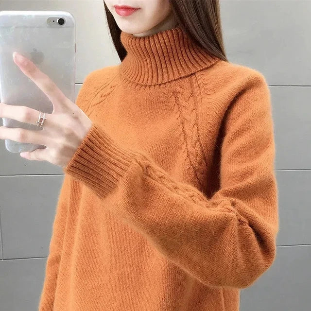 Drune – Eleganter Rollkragenpullover für Damen
